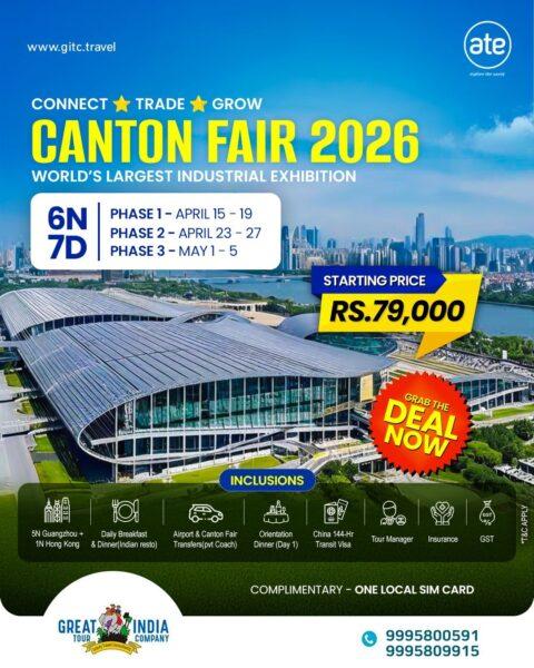 Canton Fair 2026 Travel Package from India