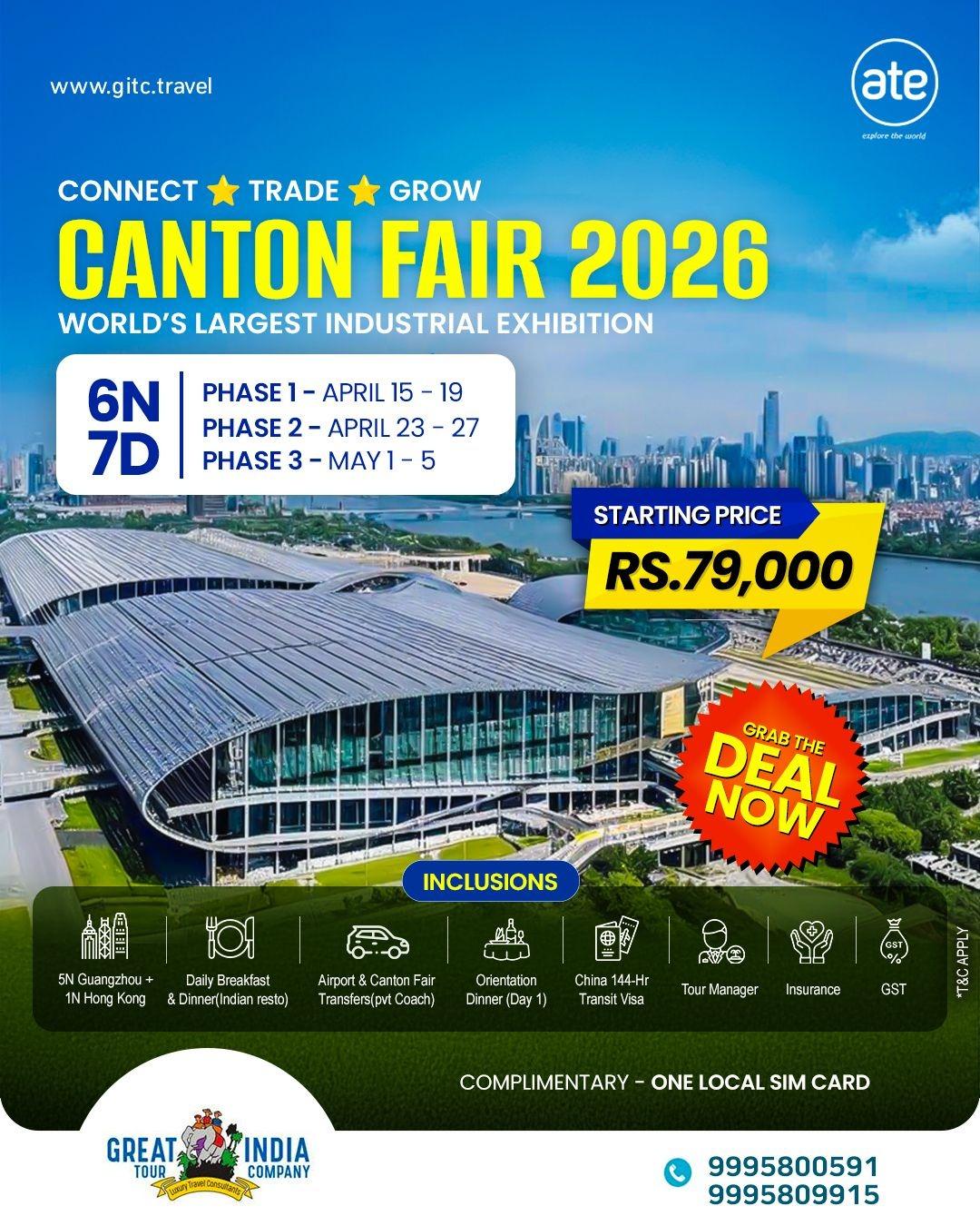 Canton Fair 2026 Travel Package from India